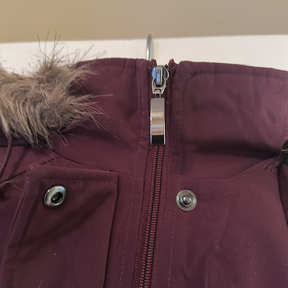 Basic Edition Purple Winter Jacket With Fur Lining - image 2